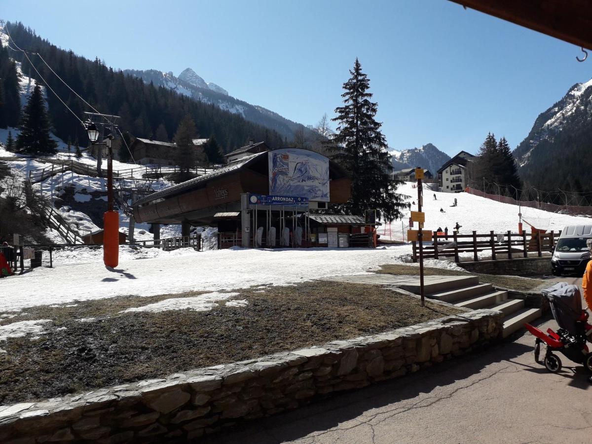Magnifique Studio Au Pied Du Telecabine D'Arrondaz Et Des Pistes De Ski مودان المظهر الخارجي الصورة